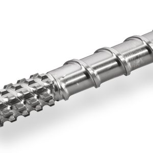 38CrMoAlA Bimetallic single extruder screw and barrel for plastic machine